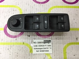 Comando de Vidros Frt / Esq Volkswagen Golf VI de 2011 - Ref OEM :  5K0867255A